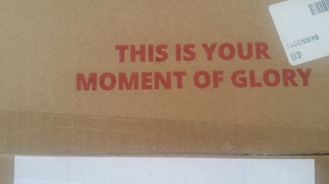 Message on the box